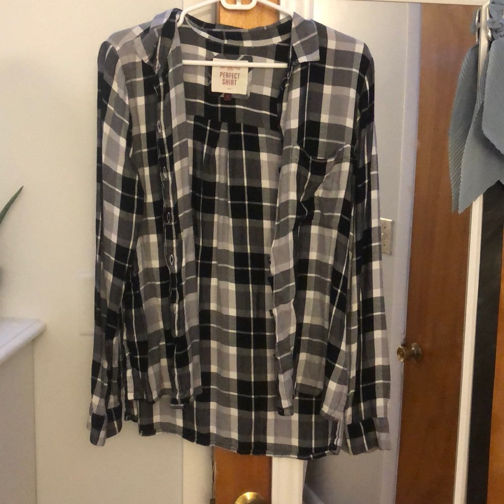 Black & white flannel from Kohl’s